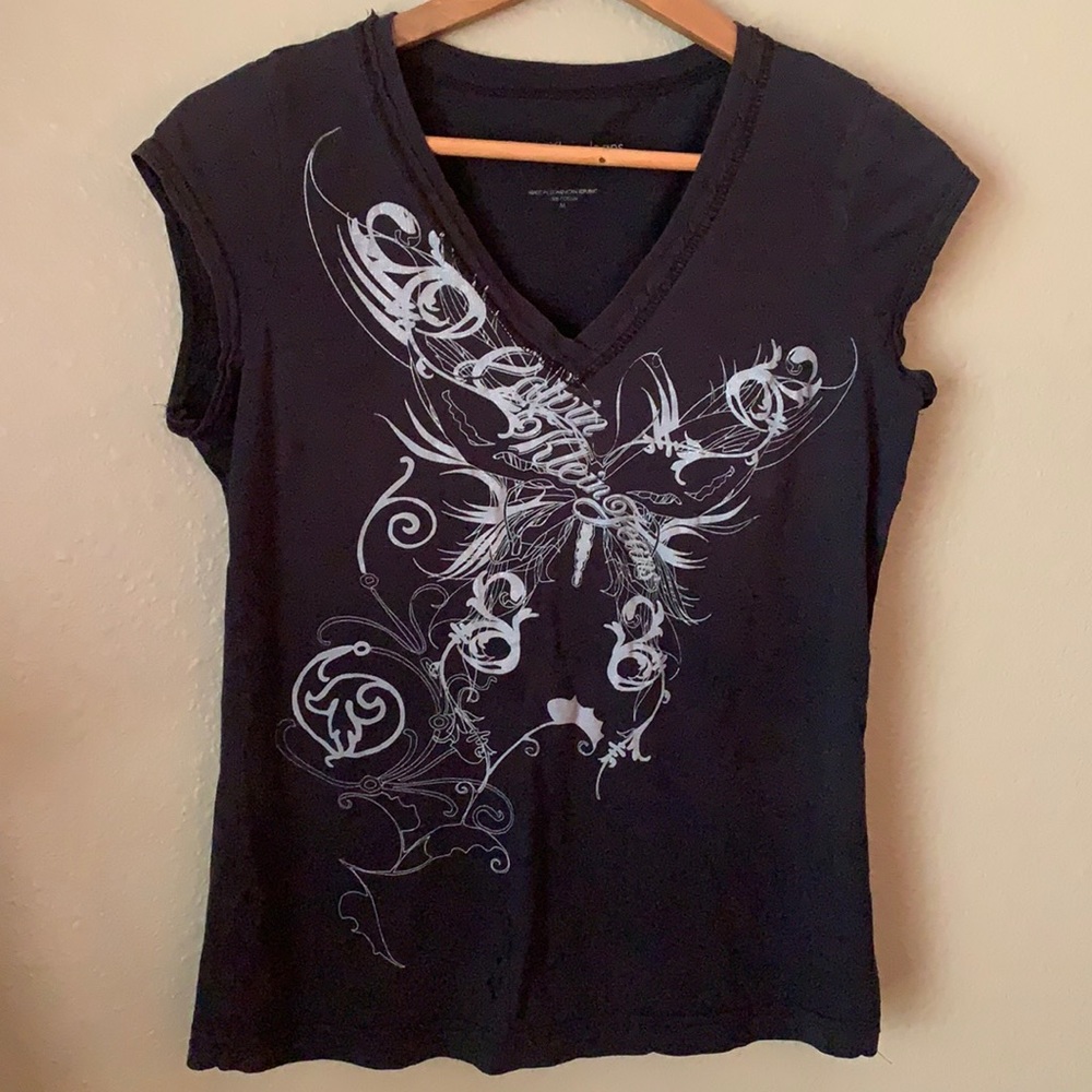 Calvin Klein Cap sleeved T-shirt